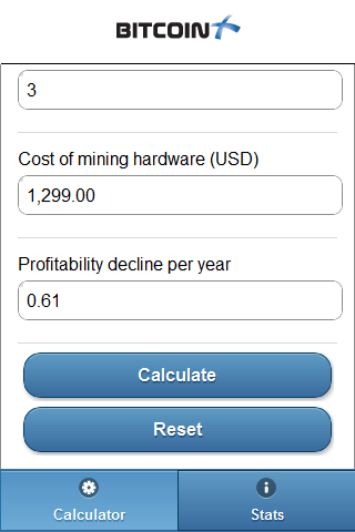 Ethereum Mining Calculator