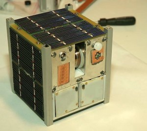 A CubeSat model. Image source: http://en.wikipedia.org/wiki/NCube_%28satellite%29#mediaviewer/File:Ncube2.jpg